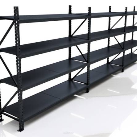 REGAŁ metalowy GR 200x520x60 (4 półki)